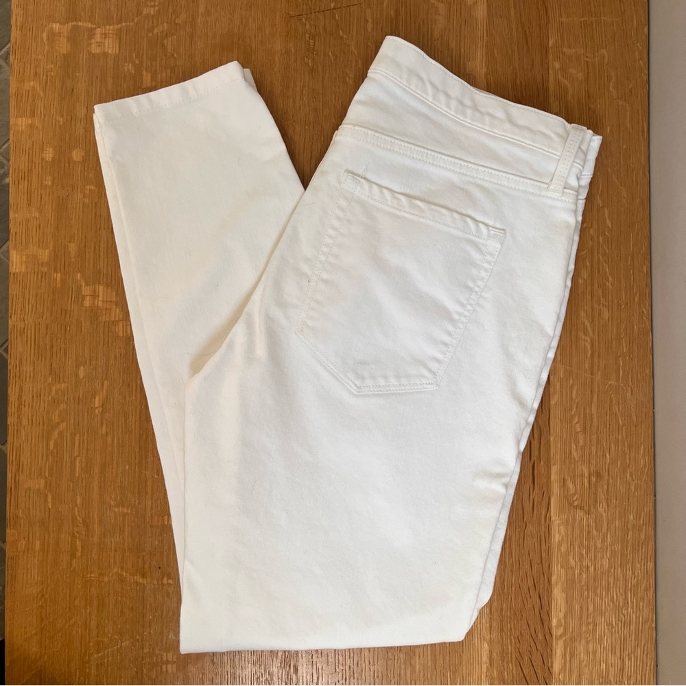 Banana Republic White Skinny Jeans